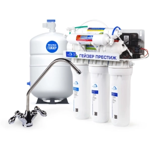 Фильтр Гейзер Престиж-П-М (Осмо 5 ст. с насосом ПД и минерализат., кран исп.7 двойной) 20019