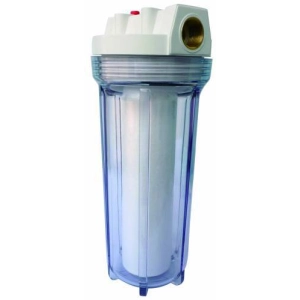 Водоочиститель PU 891C1-W1-PR-BN-R (прозр., мех.на х/в, вход 1, ключ, кронштейн, картридж)