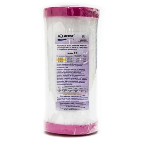 Картридж обезжелезивающий Fe ВВ 10 (кат+уг+мех) Аквапост