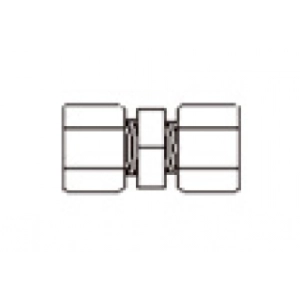 JC 15-4 Aquapro Соединитель д/трубки 1/4x1/4 (резьба)