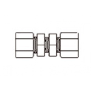 JC 15-4-D Соединитель д/трубки 1/4x1/4 (резьба)