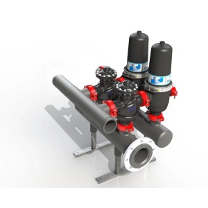 Дисковый фильтр серии L (A2BA2L4) с авт. блоком промывки, 110х2х2 (2F2LA4B) до 30м3/ч