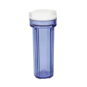 Корпус фильтра C894-WF14 прозрачный корпус 10 белая плоская крышка вход 1/4 уп. пакет