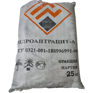 Загрузка Гидроантрацит («Промтехуголь») 0,8-2,0 мм (28л, 25кг)