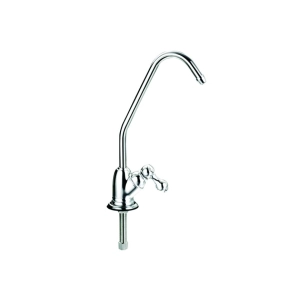 Кран 7,5 см с керамическим переключателем - silver (F-07-2BC-L SILVER 1/4)