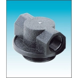 Оголовок для контактной колонны, под трубу 1,05, 1 BSP In/Out Head ABS Suit 2,5 (JD103)