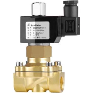 Соленоидный вентиль прямого действия SANLIXIN 2 NO (ZS2AF02N1K50, BRASS, 0-5 bar, 220V)
