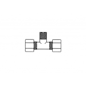 Фитинг JC 60-6-6 Aquapro Тройник трубка 3/8x3/8 (резьба)
