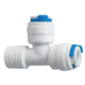 Фитинг тройник для постфильтра 1/4-1/4-1/4 (резьба-трубка-трубка) QT-04А Naturewater (75-4-4)